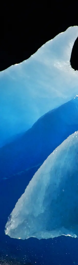 Schwimmende Eisberge